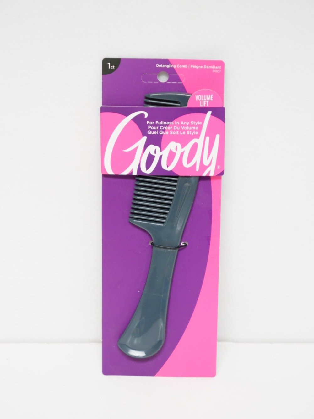 NWT - Goody Detangling Comb, dark gray